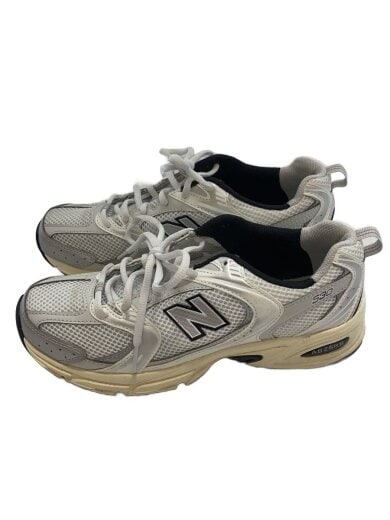 商品画像：ローカットスニーカー/24cm/ホワイト・シルバー/MR530TA 1