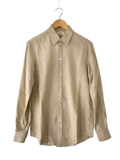 商品画像：20SS/シルクストライプシャツ/37/シルク/BEG/ストライプ/2C028100I// 1