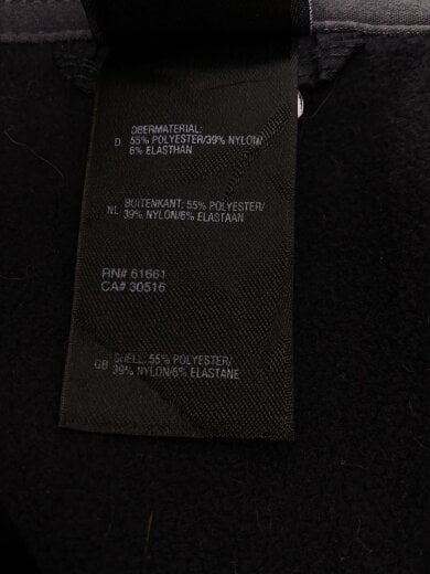 商品画像：ソフトシェルジャケット/L/ナイロン/GRY/AW9U 5