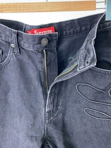 商品画像：24SS/BAGGY DENIM SHORT/32/デニム/BLK 3