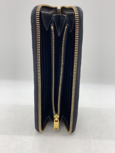 商品画像：長財布/レザー/BLK/無地/メンズ 4