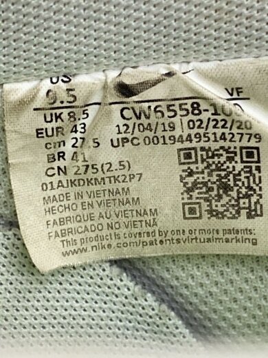 商品画像：ローカットスニーカー/27.5cm/WHT/レザー/CW6558-100 5