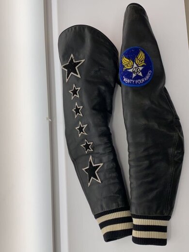 商品画像：フライトジャケット/S/ナイロン/KHK/無地 9