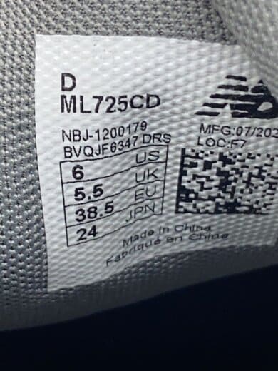 商品画像：ローカットスニーカー/24cm/SLV/ML725CD 5