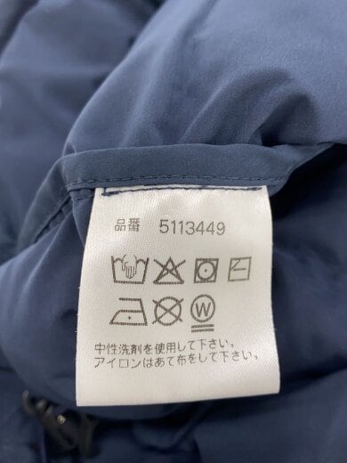 商品画像：ダウンジャケット/M/ポリエステル/NVY/無地/5113449 4