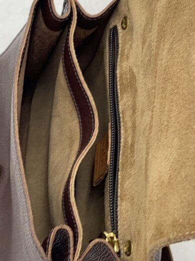 商品画像：ショルダーバッグ/牛革/BRW/無地/54202-3-00711 7