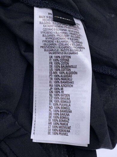 商品画像：Tシャツ/L/コットン/BLK/A06483/タグ付き 5