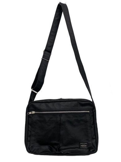 商品画像：フリースタイル/ショルダーバッグ/レザー/BLK/無地// 1