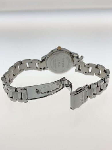 商品画像：ソーラー腕時計/アナログ/ステンレス/WHT/SLV/SS/h0f6-0063k02 4
