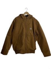 ダック地パーカ/L/コットン/CML