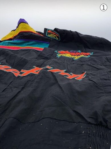 商品画像：ASTRO/レーシングジャケット/L/ナイロン/BLK/カナダ製/ワッペン 6