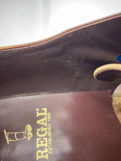 商品画像：ドレスシューズ/26.5cm/BRW/レザー/履きジワ部分レザー乾燥 5