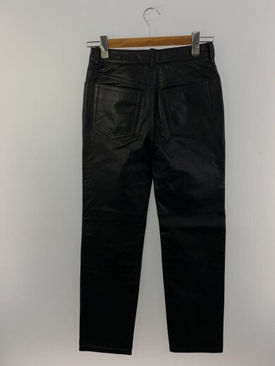 商品画像：ストレートパンツ/29/牛革/BLK 2