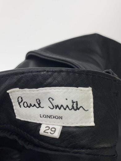 商品画像：ストレートパンツ/29/牛革/BLK 4