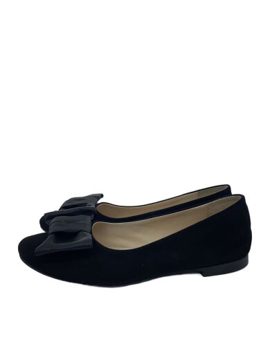 商品画像：リボンフラットパンプス/24cm/BLK 1