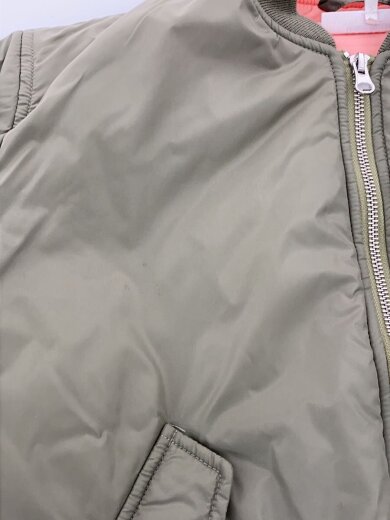 商品画像：MA-1/ジャケット/12/ナイロン/KHK/袖変色あり// 7