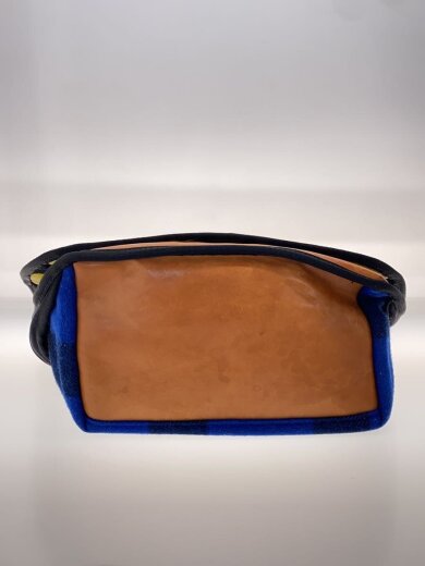 商品画像：mcgarry leather/ショルダーバッグ/--/BLU/チェック 4
