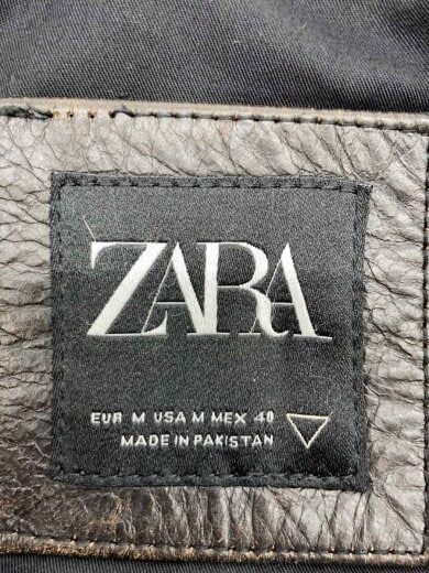 商品画像：ヴィンテージ加工ダブルライダースジャケット/M/牛皮/BRW// 3