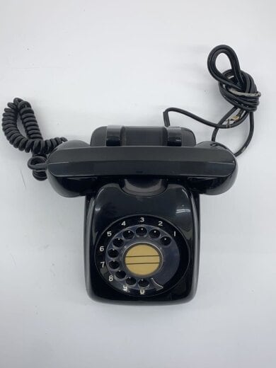 商品画像：レトロ黒電話 5