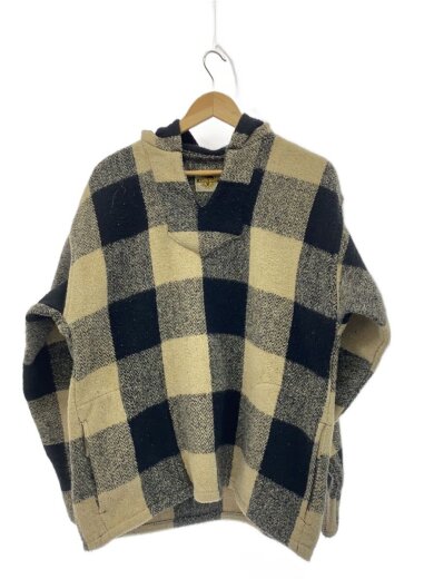 商品画像：パーカー/S/ウール/BLK/チェック 1
