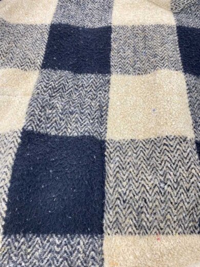 商品画像：パーカー/S/ウール/BLK/チェック 7