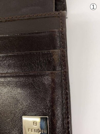 商品画像：2つ折り財布/キャンバス/BRW/総柄/メンズ// 7