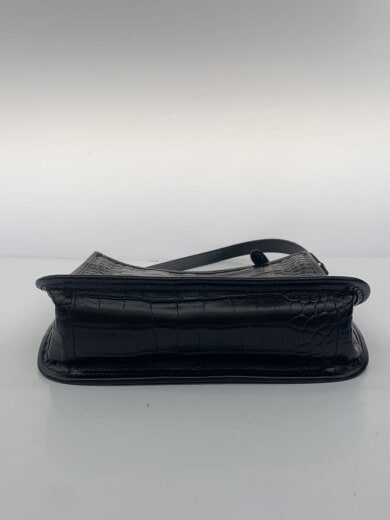 商品画像：ショルダーバッグ/レザー/BLK/無地 4