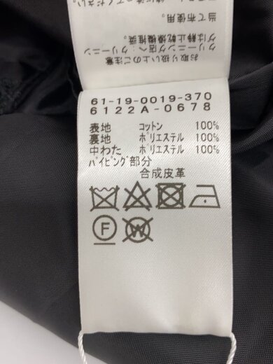 商品画像：コート/FREE/コットン/BLK/無地/61-19-0019-370-19-88// 4