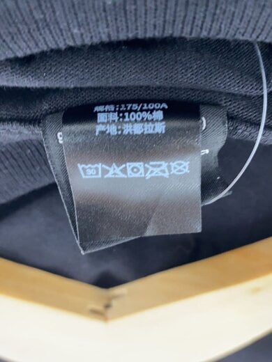 商品画像：Tシャツ/L/コットン/BLK// 4