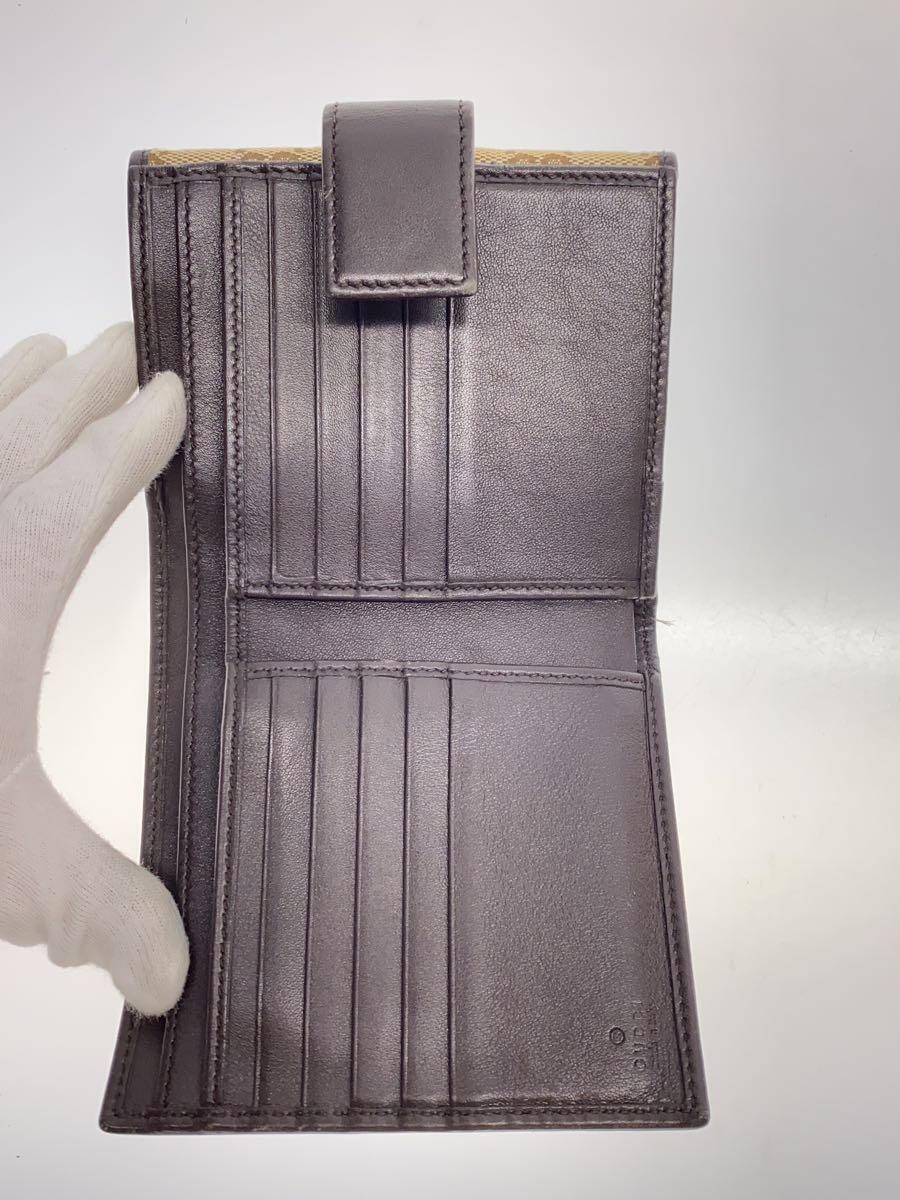 GUCCI(グッチ) / 2つ折り財布/キャンバス/ベージュ/総柄/レディース/257015・496085 | 中古品の販売・通販ならセカンド ...