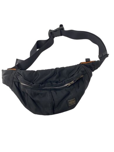 商品画像：ウエストバッグ/ナイロン/BLK/無地/ボディバッグ 1
