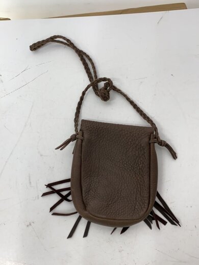 商品画像：NATIVEARTH/ショルダーバッグ/レザー/BRW/無地/FRINGE BAG 3