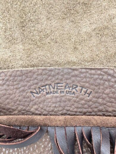 商品画像：NATIVEARTH/ショルダーバッグ/レザー/BRW/無地/FRINGE BAG 5