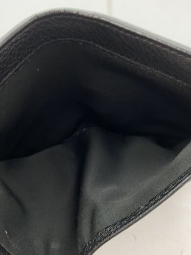 商品画像：2つ折り財布/レザー/ブラック/無地/レディース 5