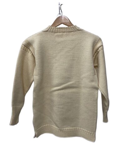 商品画像：ニット・セーター(厚手)/36/ウール/アイボリー/無地 2