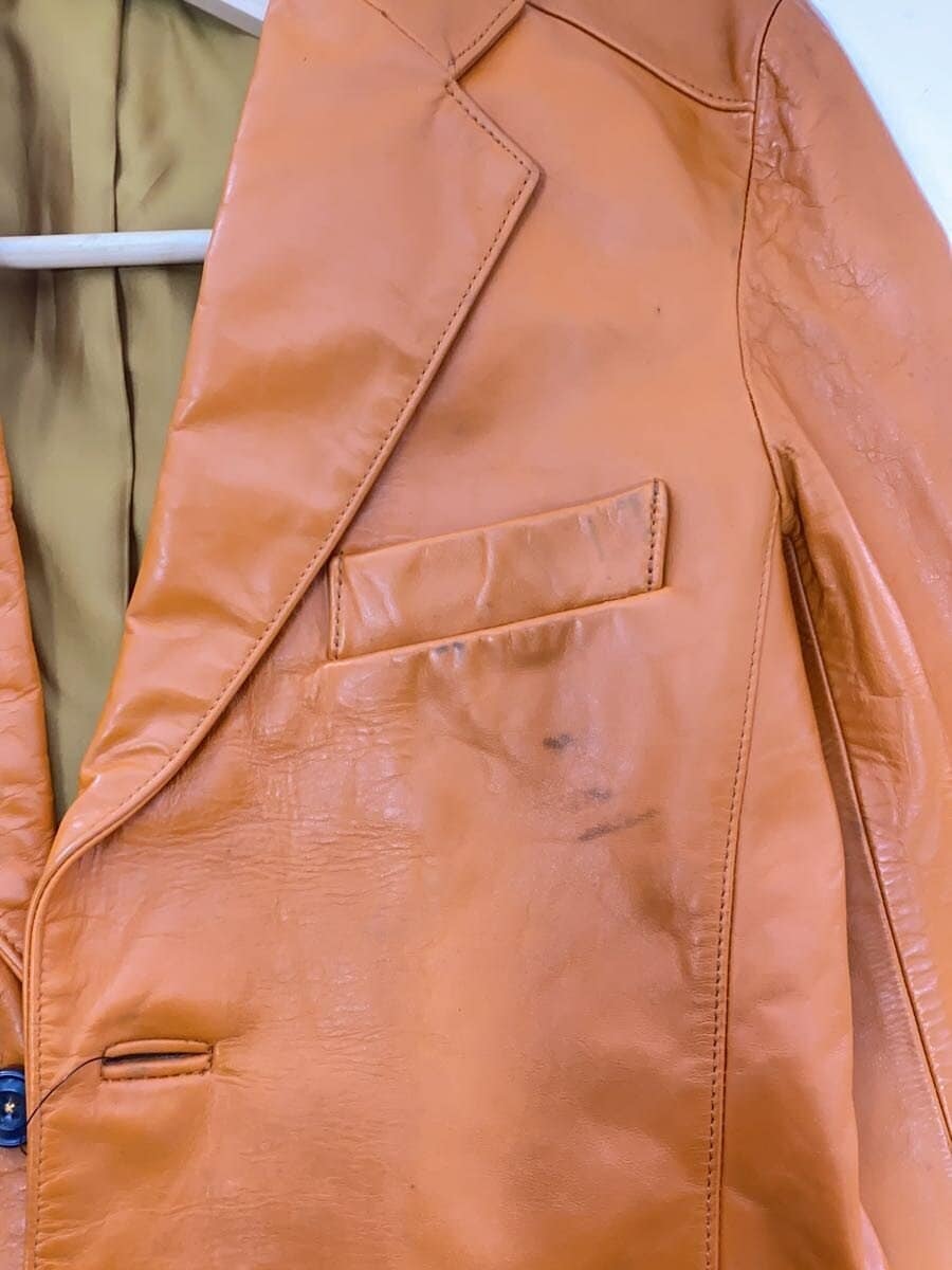 Levi’s / レザージャケット・ブルゾン/L/レザー/オレンジ/無地/70577-49 0801