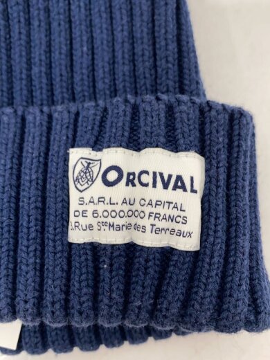 商品画像：ニットキャップ/FREE/コットン/ネイビー/無地/レディース 4