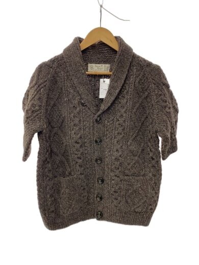 商品画像：ニット・セーター(厚手)/--/ウール/ブラウン/カーディガン 1