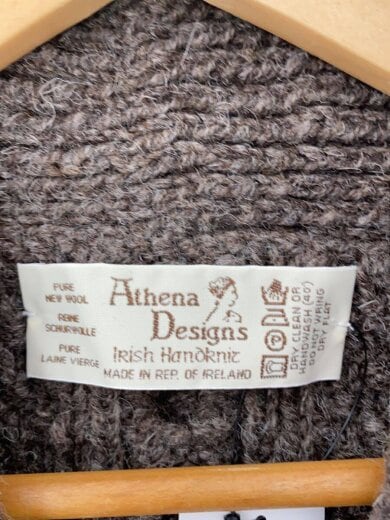 商品画像：ニット・セーター(厚手)/--/ウール/ブラウン/カーディガン 3