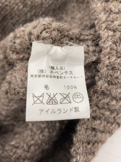 商品画像：ニット・セーター(厚手)/--/ウール/ブラウン/カーディガン 4