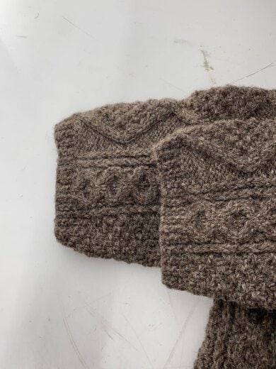 商品画像：ニット・セーター(厚手)/--/ウール/ブラウン/カーディガン 6