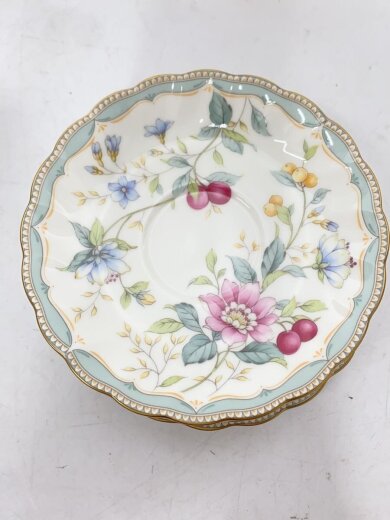 商品画像：カップ&ソーサー/5点セット/ホワイト/フラワー/花柄 3