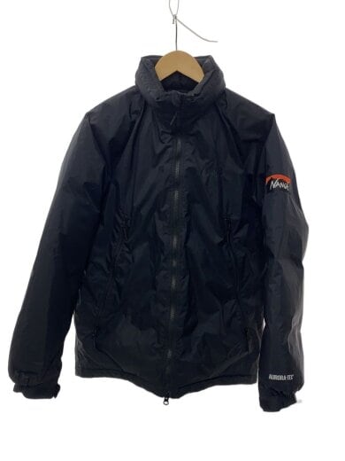 商品画像：ダウンジャケット/S/ナイロン/BLK/無地/781-4253217/ジップアップ 1