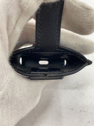 商品画像：小物/レザー/ブラック/無地/レディース/AirPodsケース 4