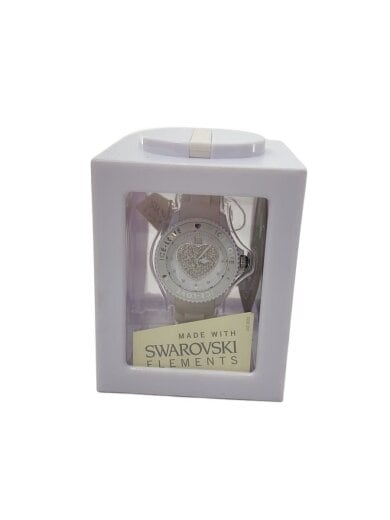 商品画像：クォーツ腕時計/アナログ/ラバー/ホワイト/SS/腕時計 1