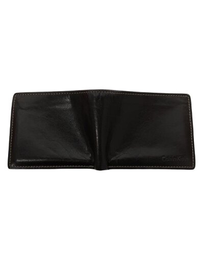 商品画像：2つ折り財布/レザー/ブラウン/無地/メンズ 1