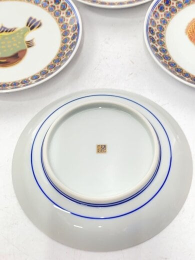 商品画像：暁堂/皿/5点セット/WHT/九谷焼/プレート/和食器/海鮮 3