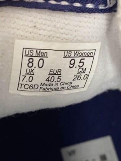 商品画像：ローカットスニーカー/26cm/ネイビー/キャンバス/TC6D 5