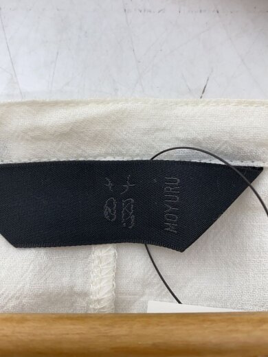 商品画像：ワンピース/M/コットン/WHT/リネン混/モノトーン/ホワイト/白/汚れ有// 3