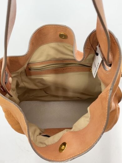 商品画像：ハンドバッグ/レザー/オレンジ/無地 6